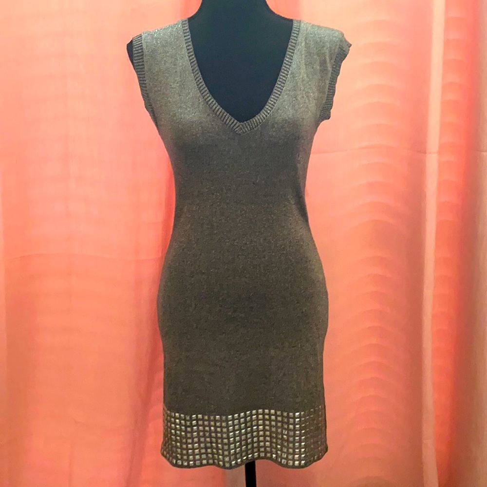 Dark Silver XS bodycon dress